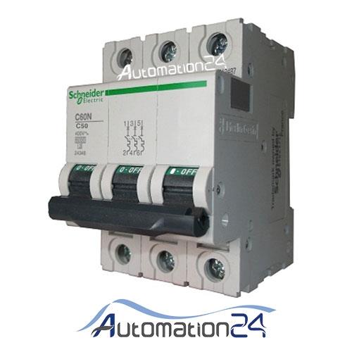 کلید مینیاتوری اشنایدر سه فاز 50 آمپر تیپ C